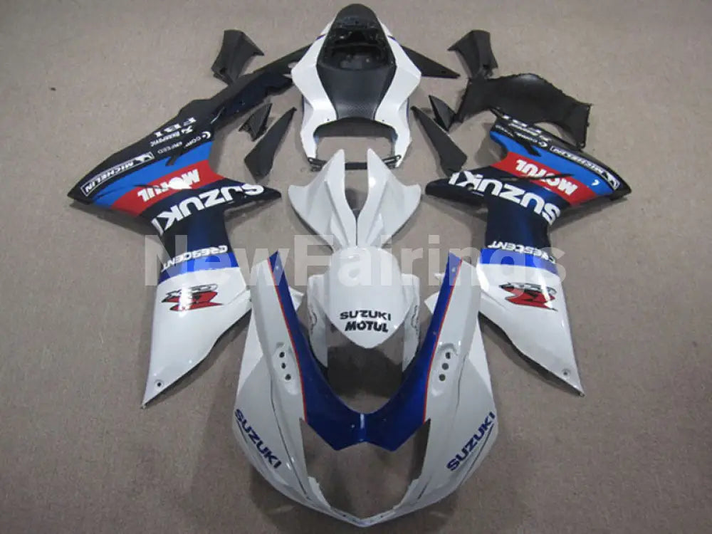 Blue and White MOTUL - GSX-R750 11-24 Fairing Kit Vehicles