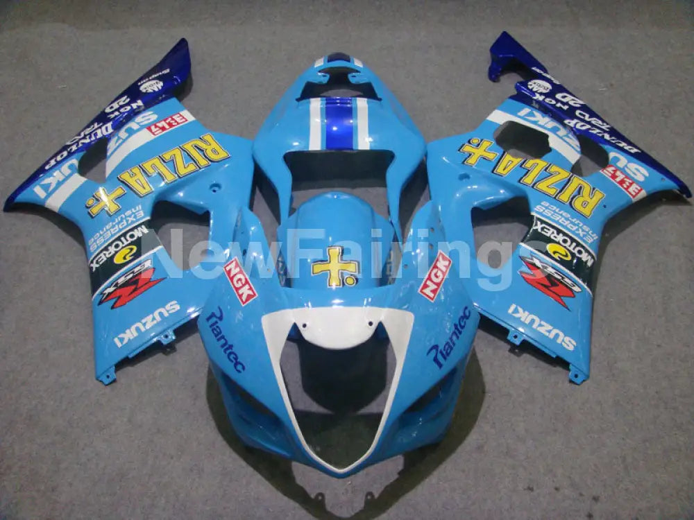 Blue and White Rizla - GSX - R1000 03 - 04 Fairing Kit