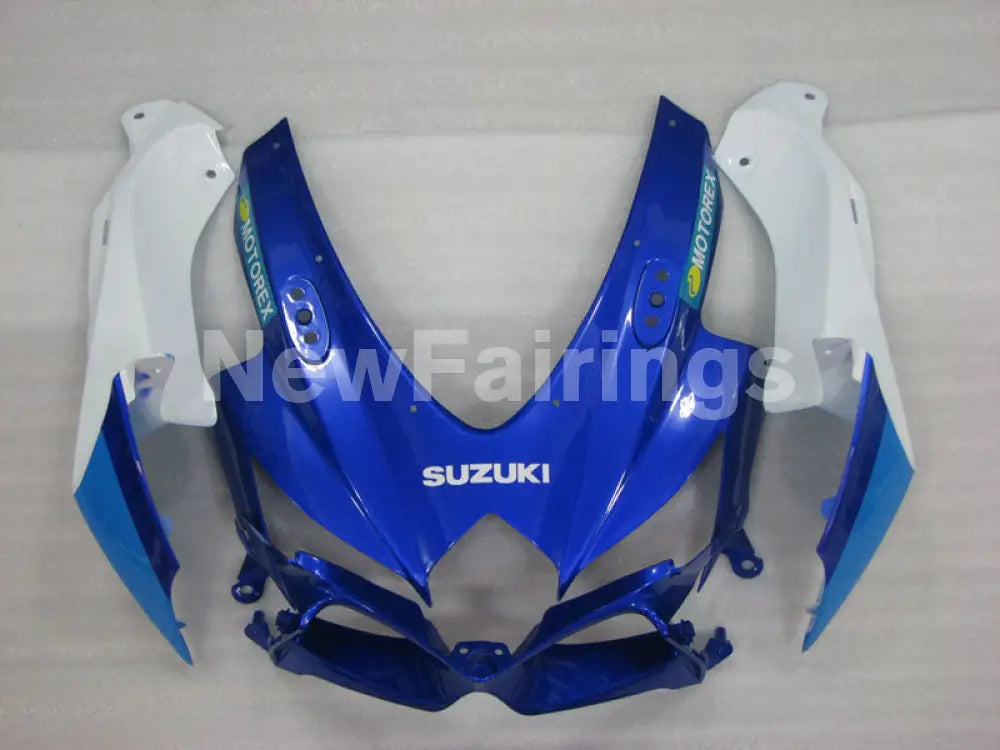 Blue and White ROCKSTAR - GSX-R600 08-10 Fairing Kit