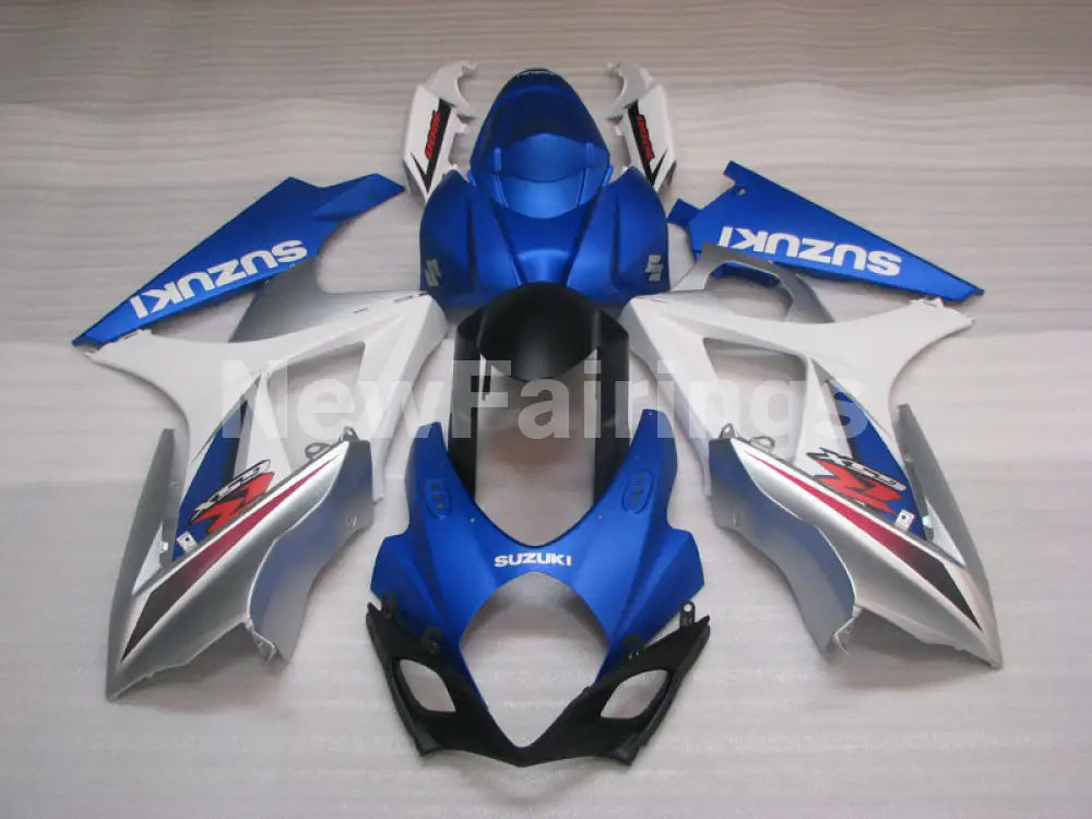 Blue and White Silver Factory Style - GSX - R1000 07 - 08