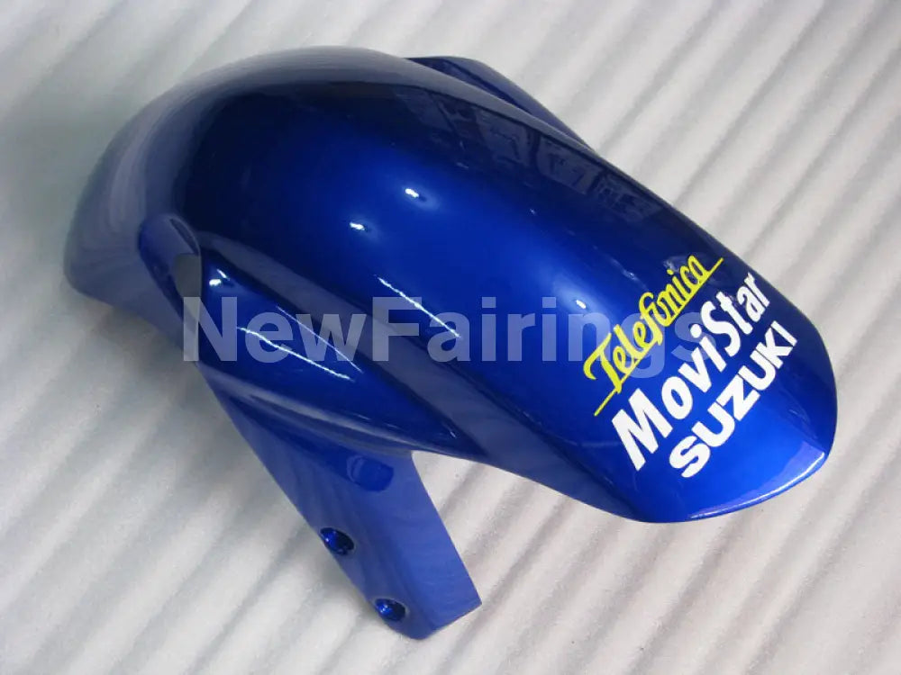 Blue and Yellow Movistar - GSX-R750 04-05 Fairing Kit