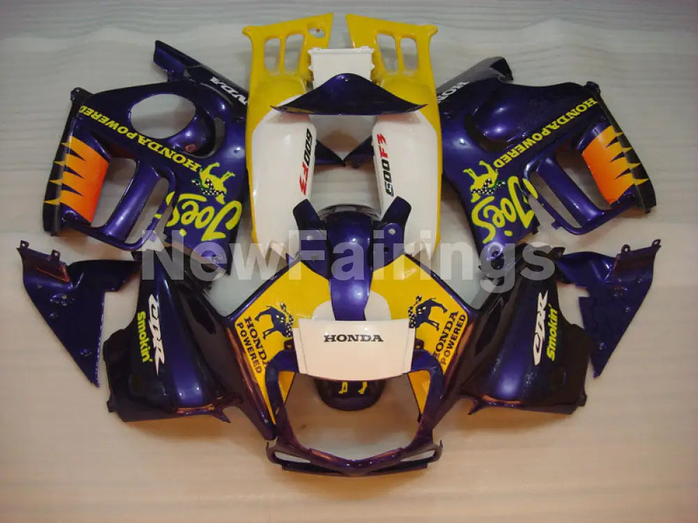 Blue and Yellow White Joes - CBR600 F3 95-96 Fairing Kit -