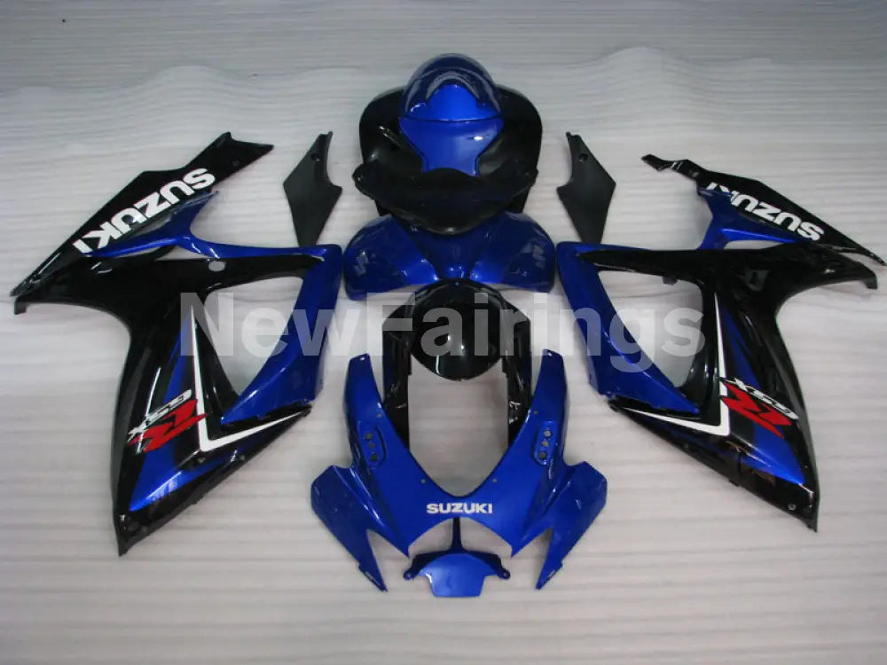 Blue Black Factory Style - GSX-R750 06-07 Fairing Kit