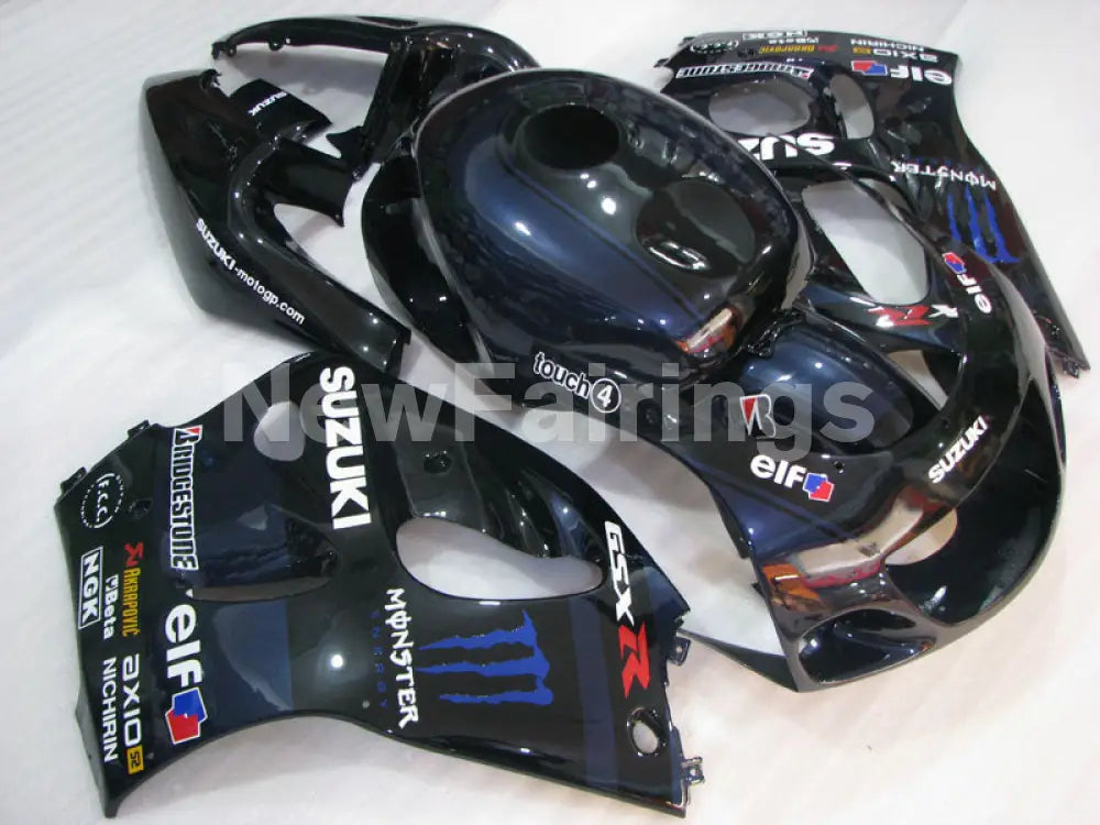 Blue and Black Monster - GSX-R750 96-99 Fairing Kit