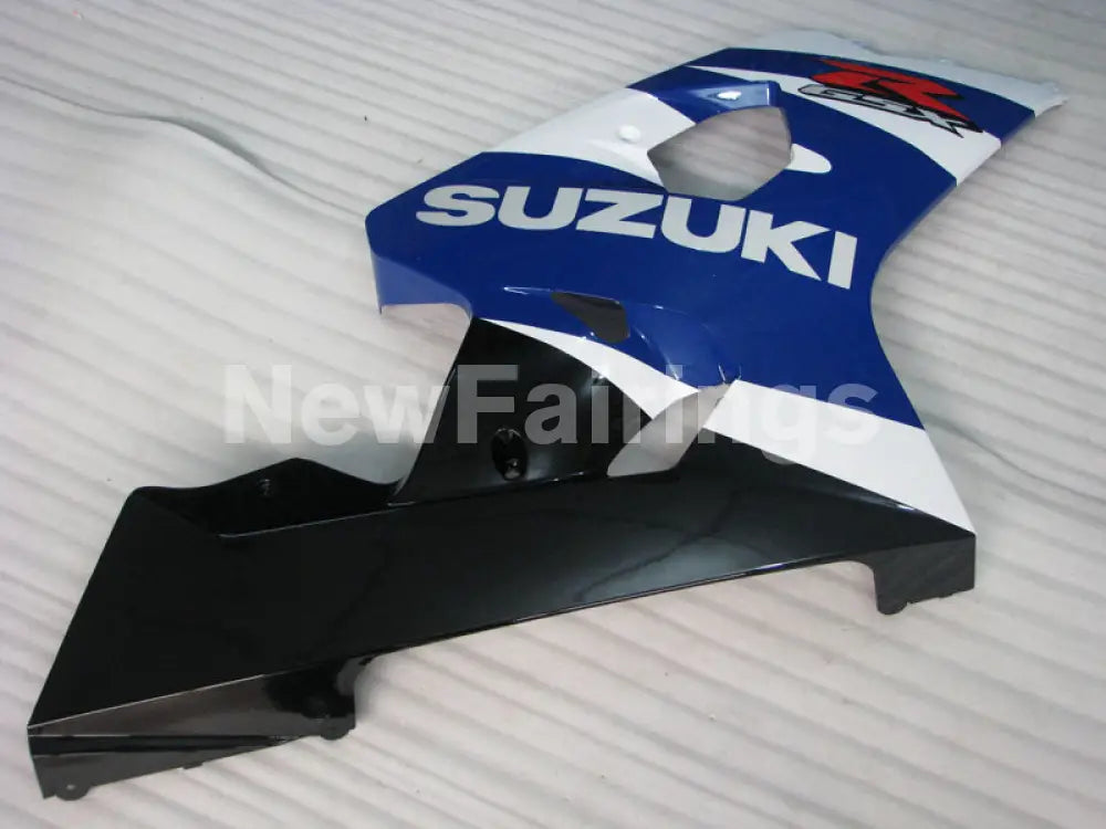 Blue Black and White Factory Style - GSX-R600 04-05 Fairing