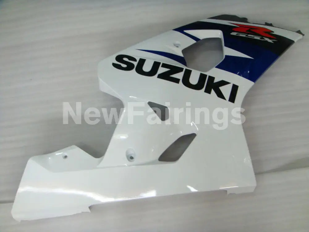 Blue and Black White Factory Style - GSX-R600 04-05 Fairing