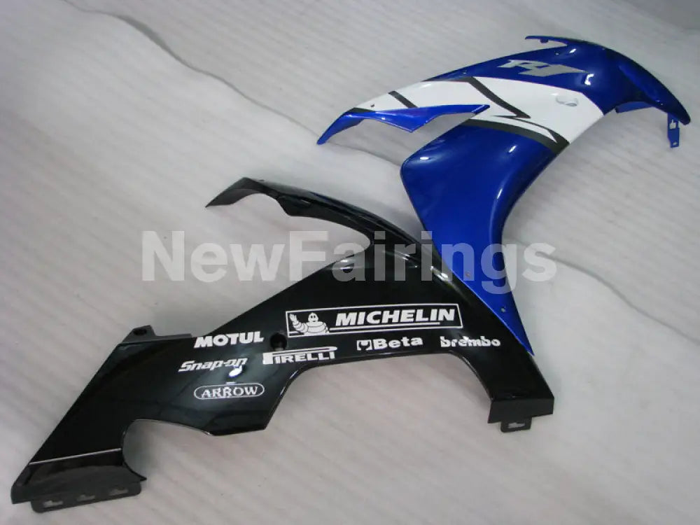 Blue Black White Factory Style - YZF-R1 04-06 Fairing Kit