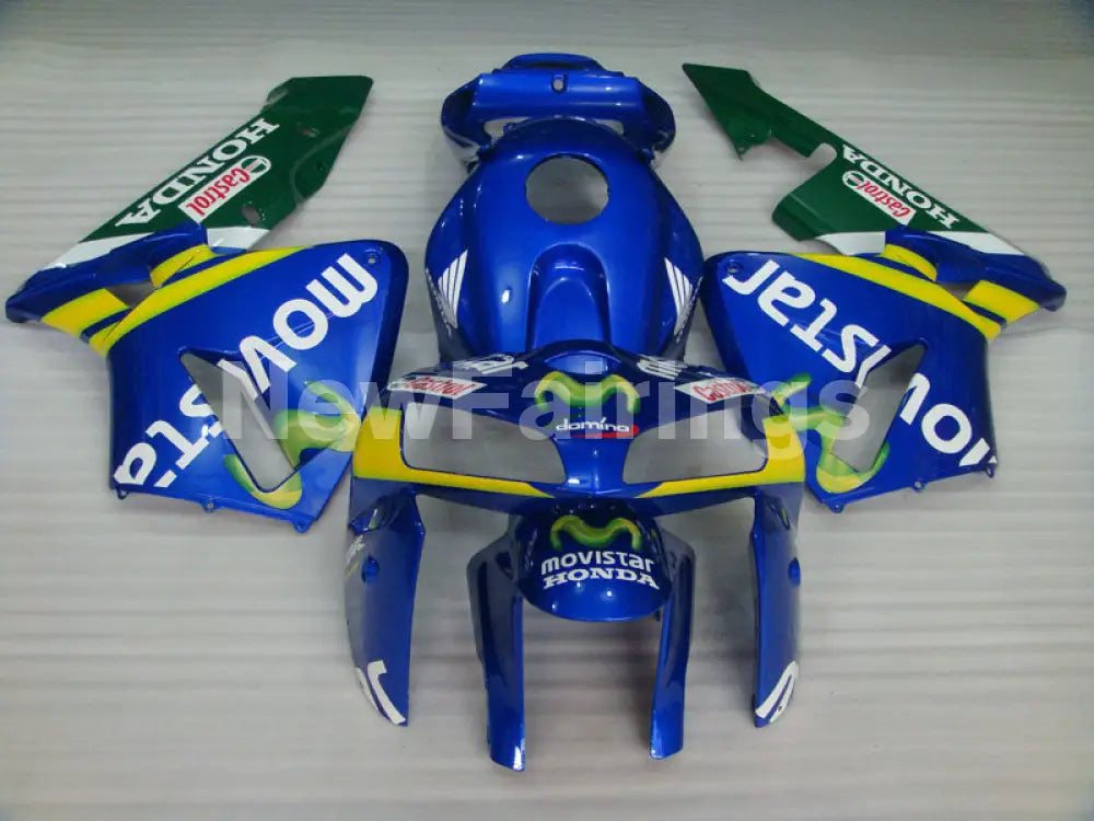 Blue and Green Movistar - CBR600RR 05-06 Fairing Kit -