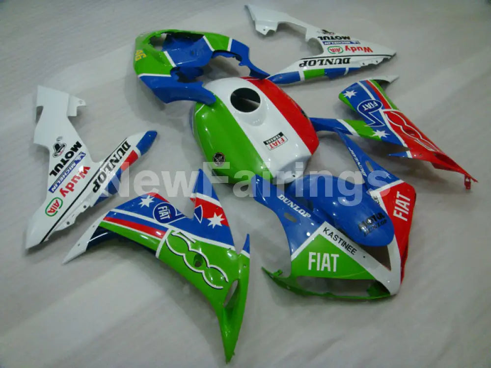 Blue and Green Red MOTUL - YZF-R1 04-06 Fairing Kit