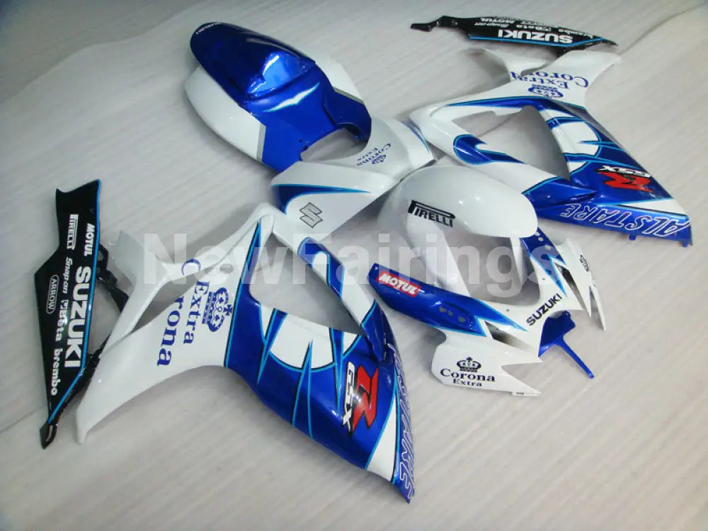 Blue White and Black Corona - GSX-R600 06-07 Fairing Kit -