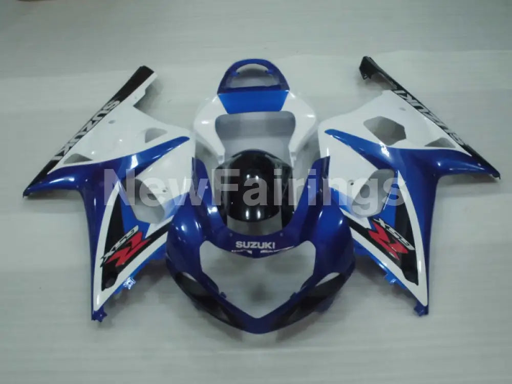 Blue and White Black Factory Style - GSX-R600 01-03 Fairing