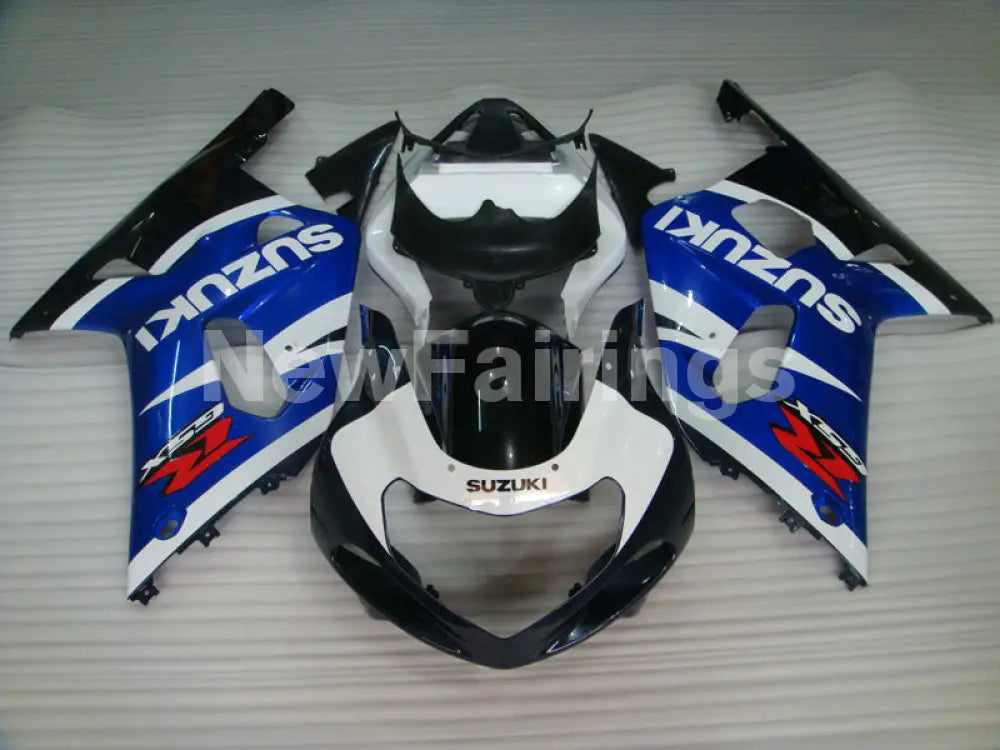 Blue White and Black Factory Style - GSX-R600 01-03 Fairing