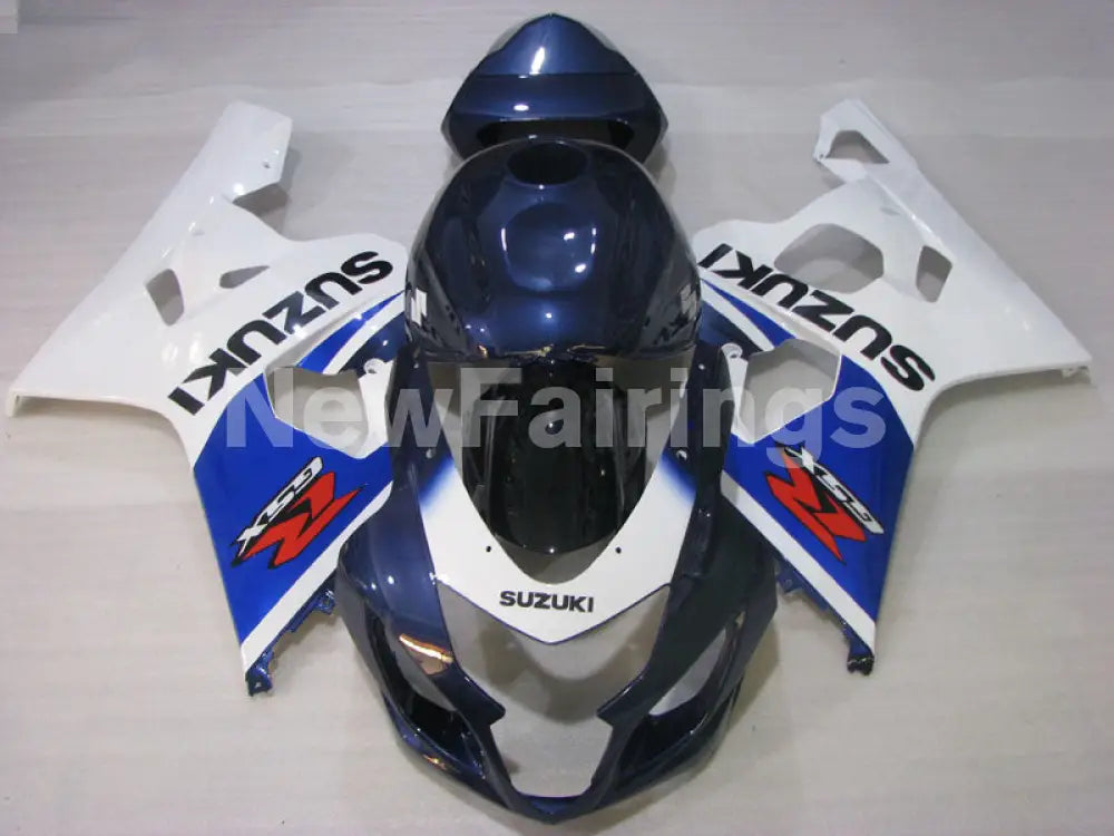 Blue and White Black Factory Style - GSX-R600 04-05 Fairing