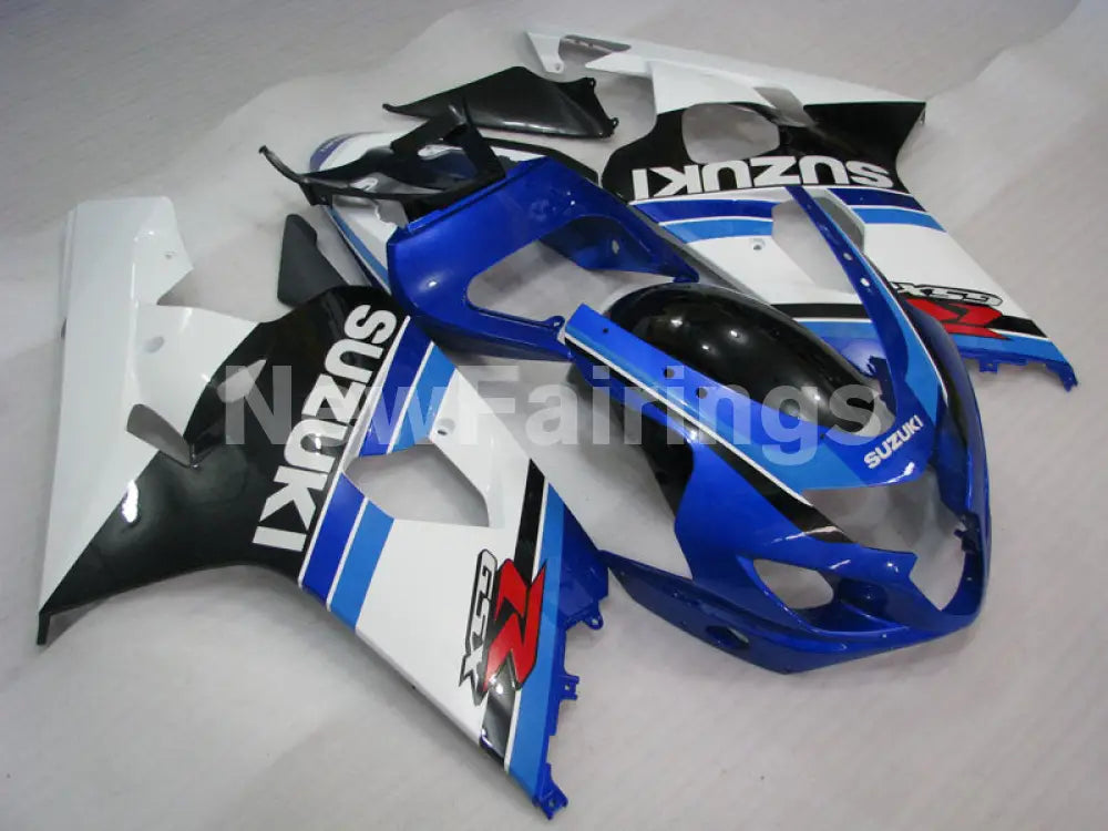 Blue White and Black Factory Style - GSX-R600 04-05 Fairing