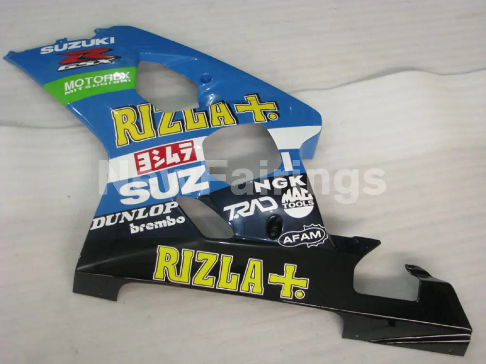 Blue White and Black Rizla - GSX-R600 04-05 Fairing Kit -