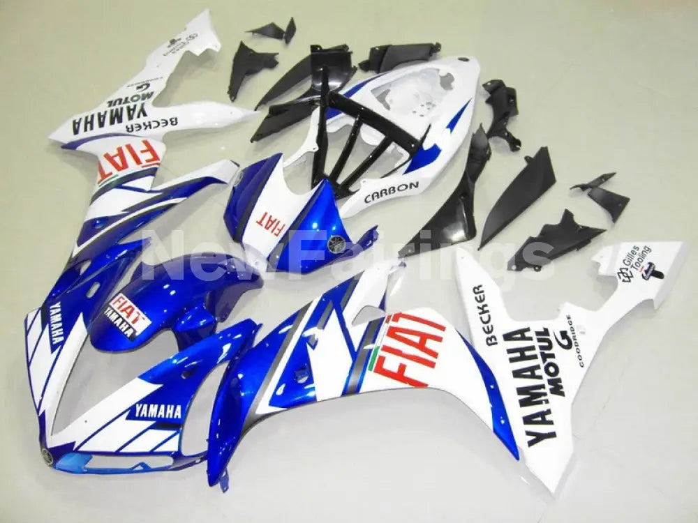 Blue and White FIAT - YZF-R1 04-06 Fairing Kit - Vehicles &