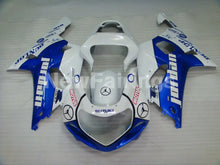 Load image into Gallery viewer, Blue and White Jordan - GSX-R600 01-03 Fairing Kit -