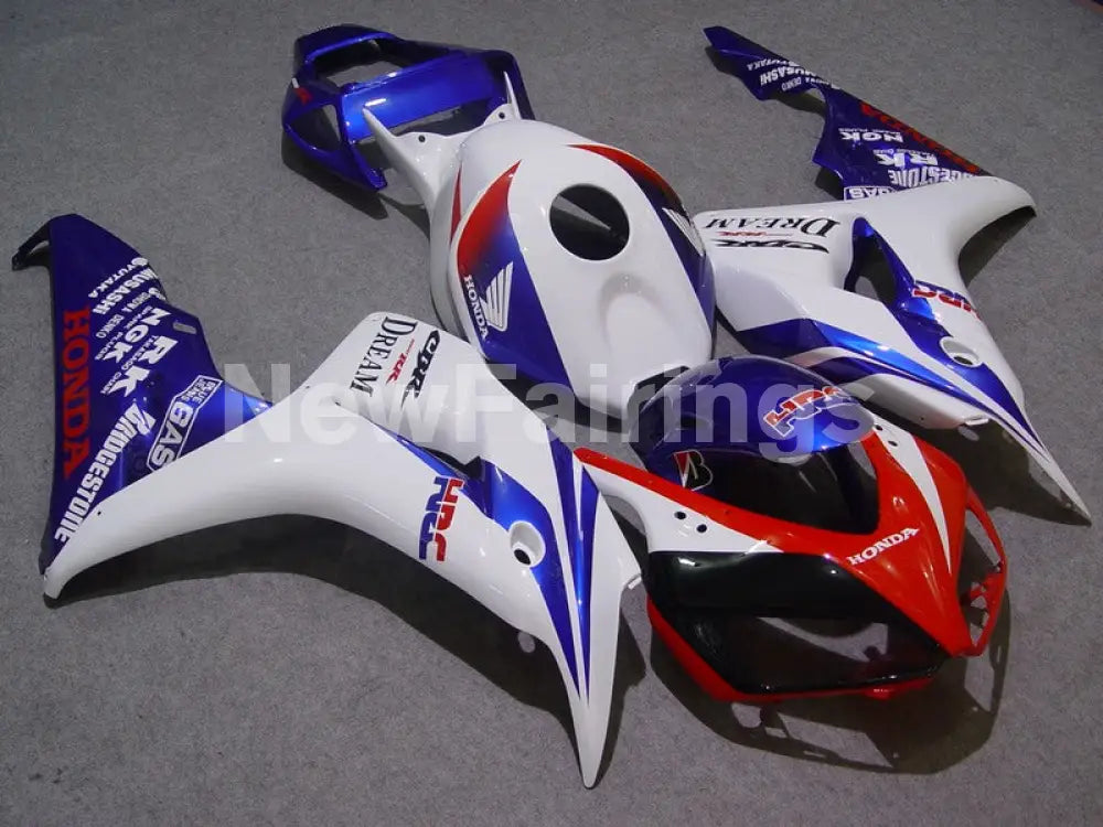 Blue White Red Factory Style - CBR1000RR 06-07 Fairing Kit -