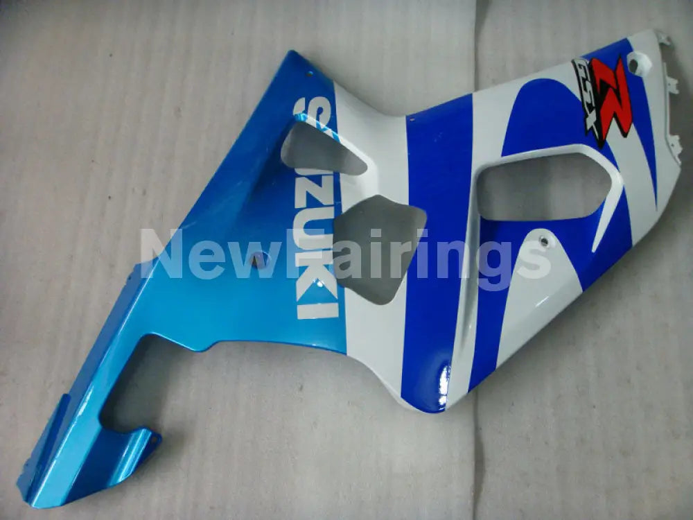 Blue and White Red Factory Style - GSX-R750 00-03 Fairing