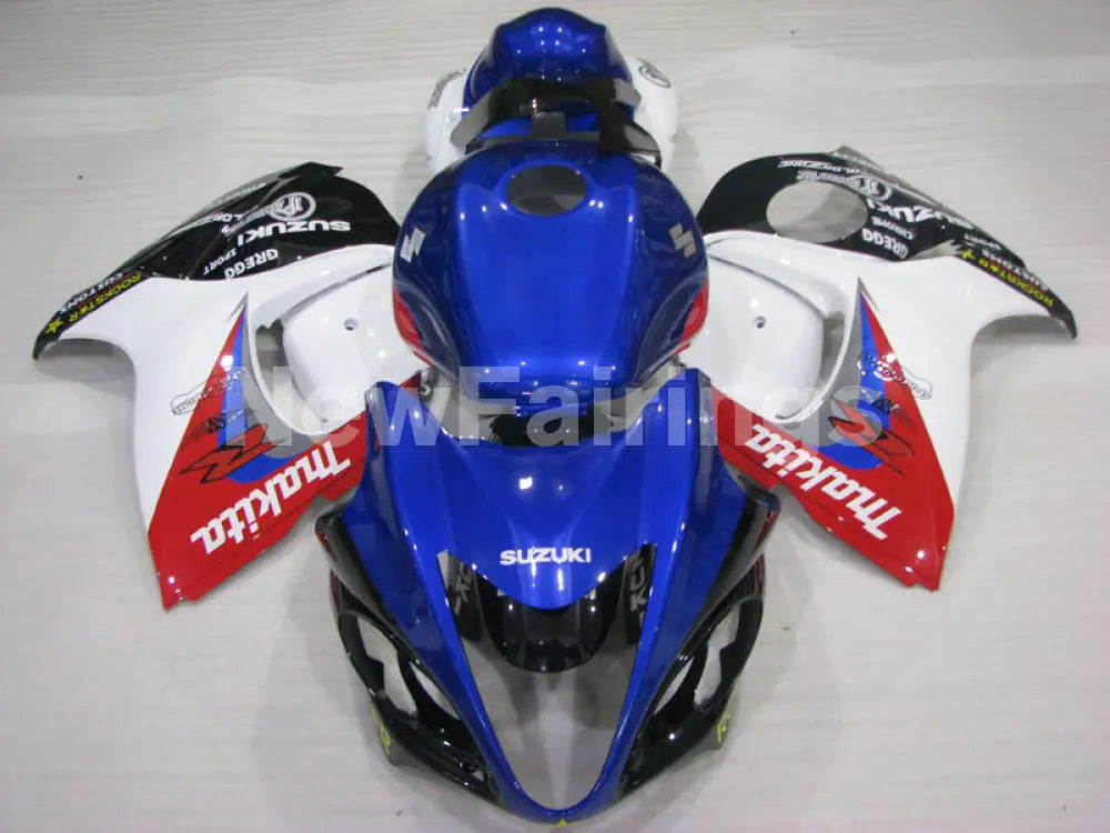 Blue and White Red Factory Style - GSX1300R Hayabusa 08-20