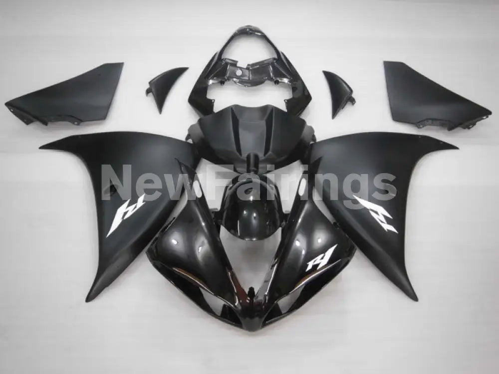 Gloss Black Matte Black Factory Style - YZF-R1 09-11