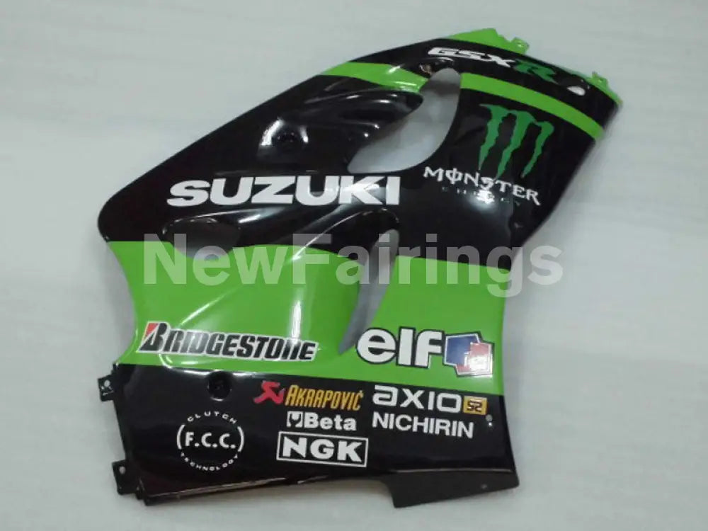 Green and Black Monster - GSX-R600 96-00 Fairing Kit -