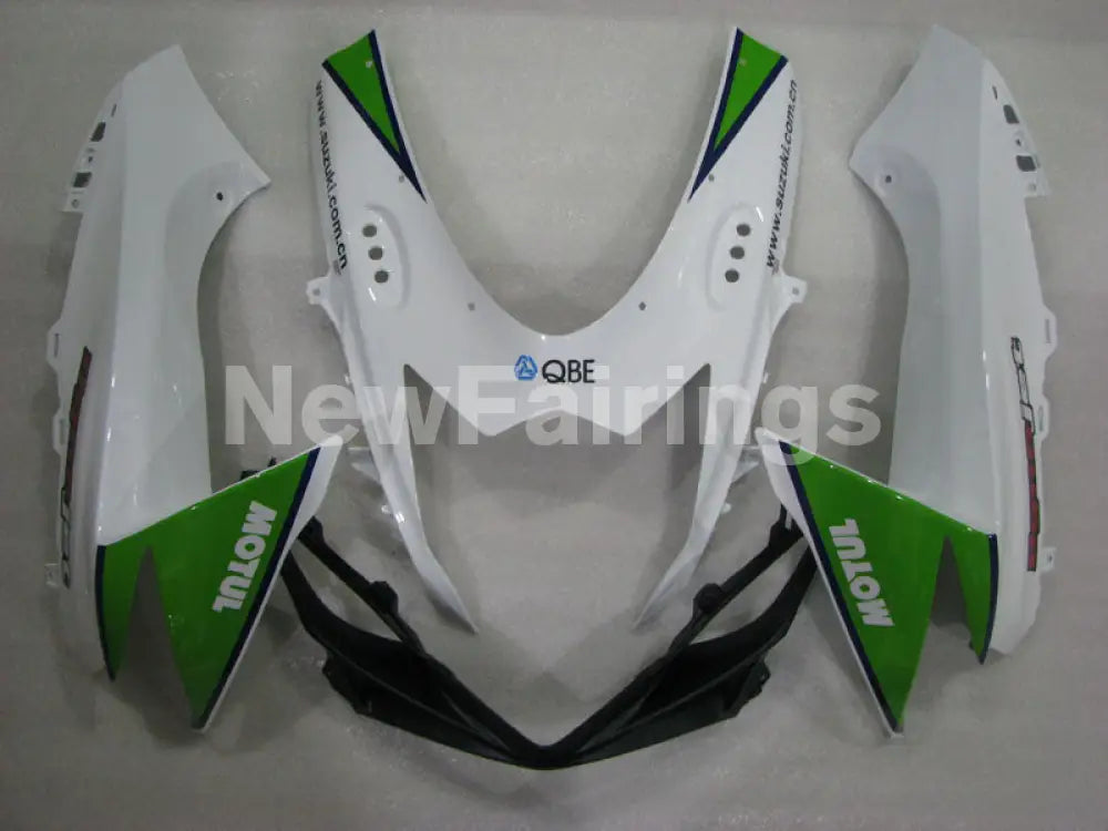 Green and White MOTUL - GSX-R600 11-24 Fairing Kit