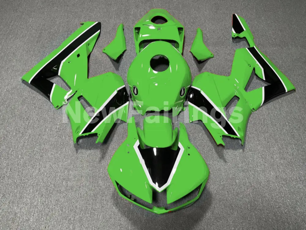 Green and Black Factory Style - CBR600RR 13-23 Fairing Kit -