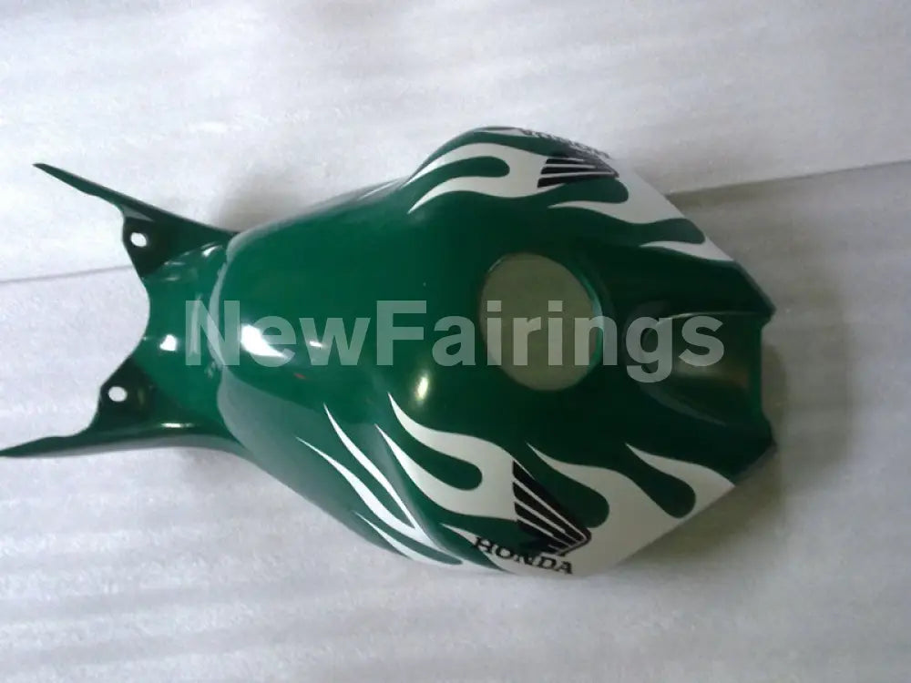 Green White Flame - CBR1000RR 06-07 Fairing Kit - Vehicles &