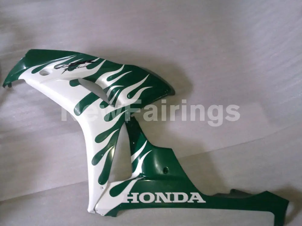 Green White Flame - CBR1000RR 06-07 Fairing Kit - Vehicles &