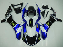 Load image into Gallery viewer, Blue and White Black Monster - YZF-R1 15-19 Fairing Kit