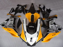 Load image into Gallery viewer, Yellow and White Black Factory Style - YZF-R1 15-19 Fairing Kit