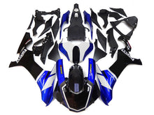 Load image into Gallery viewer, Blue and Black White Factory Style - YZF-R1 15-19 Fairing Kit