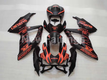 Load image into Gallery viewer, Matte Black and Orange Corona - GSX-R600 08-10 Fairing Kit