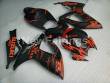 Load image into Gallery viewer, Matte Black and Orange Corona - GSX-R750 06-07 Fairing Kit