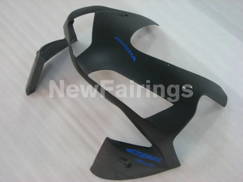 Matte Black with blue decals Factory Style - CBR600RR 03-04