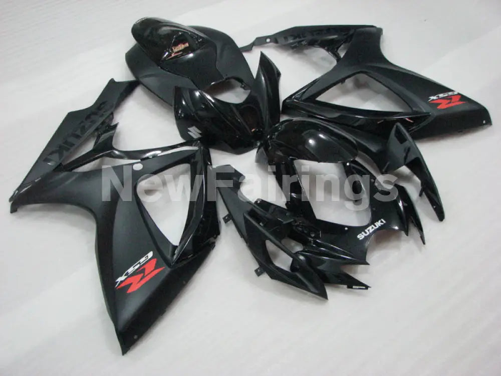 Matte Black and Black Factory Style - GSX-R600 06-07