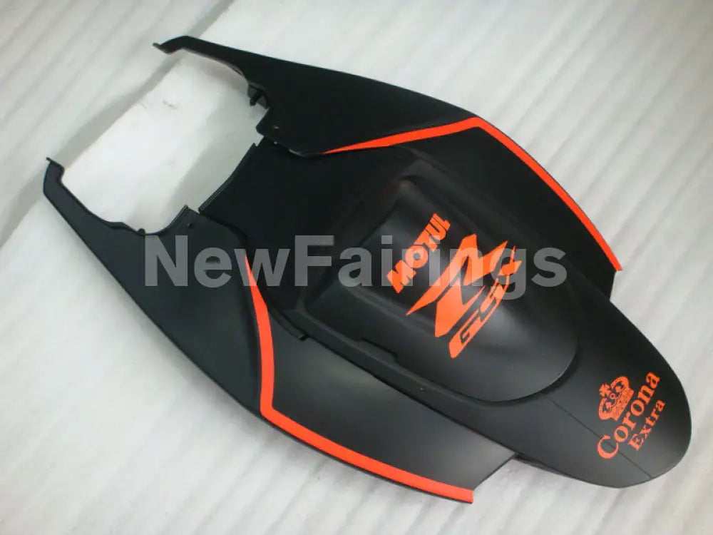 Matte Black and Orange Corona - GSX-R600 06-07 Fairing Kit