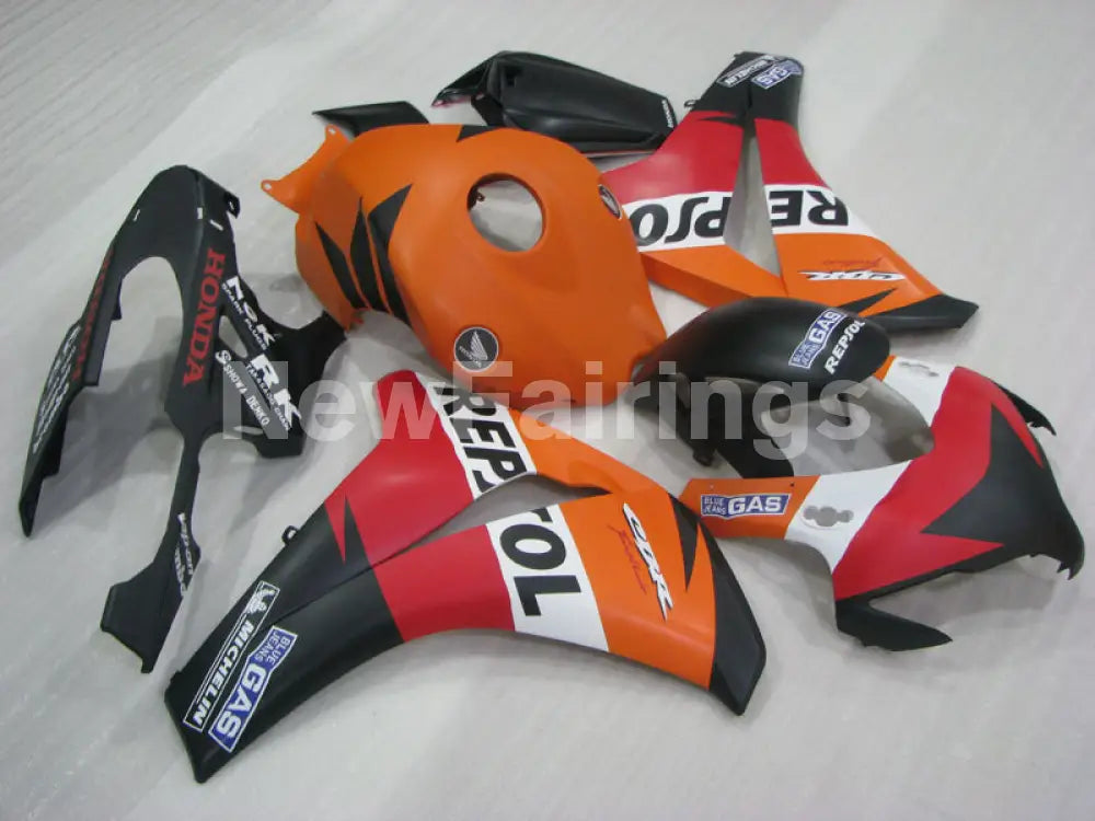 Matte Black and Orange Red Repsol - CBR1000RR 08-11 Fairing