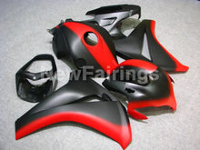 Load image into Gallery viewer, Matte Black and Red No decals - CBR1000RR 08-11 Fairing Kit