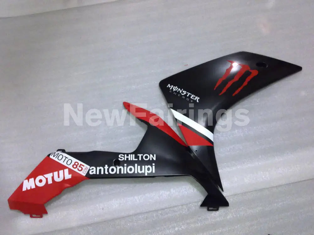 Matte Black Red Monster - YZF-R1 07-08 Fairing Kit