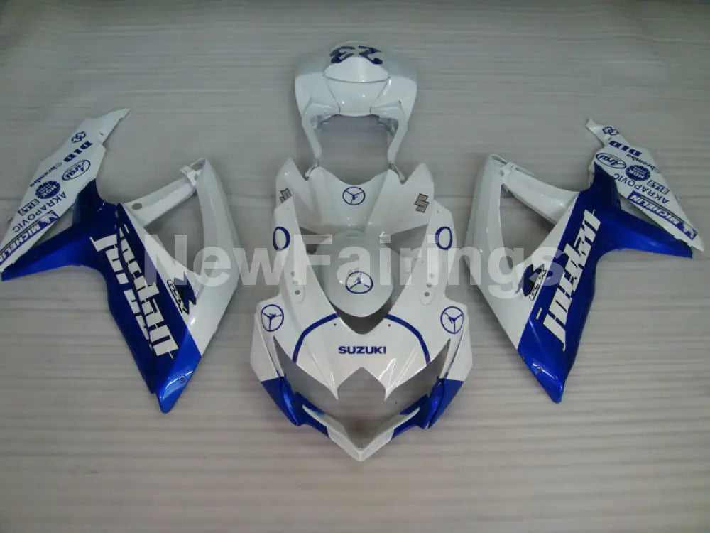 Number 23 White and Blue Jordan - GSX-R600 08-10 Fairing