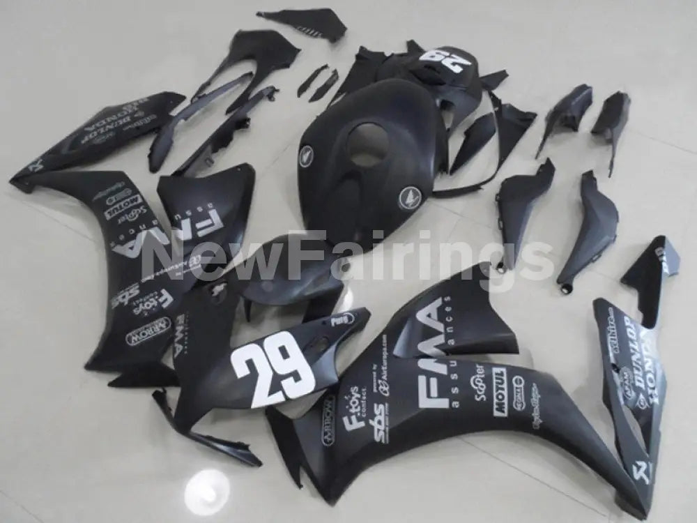 Number 29 Matte Black Factory Style - CBR1000RR 12-16