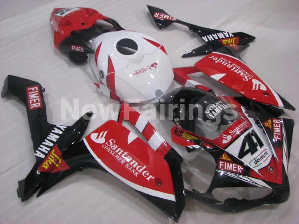 Number 41 Red Black White Santander - YZF-R1 07-08 Fairing