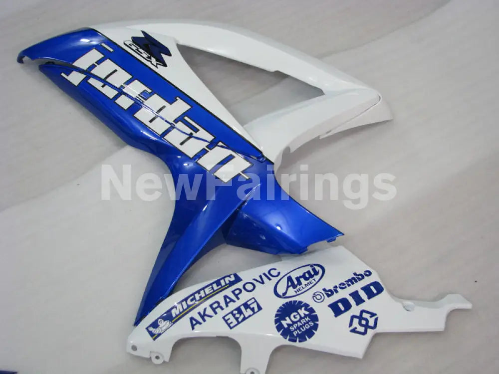 Number 59 White and Blue Jordan - GSX-R600 08-10 Fairing