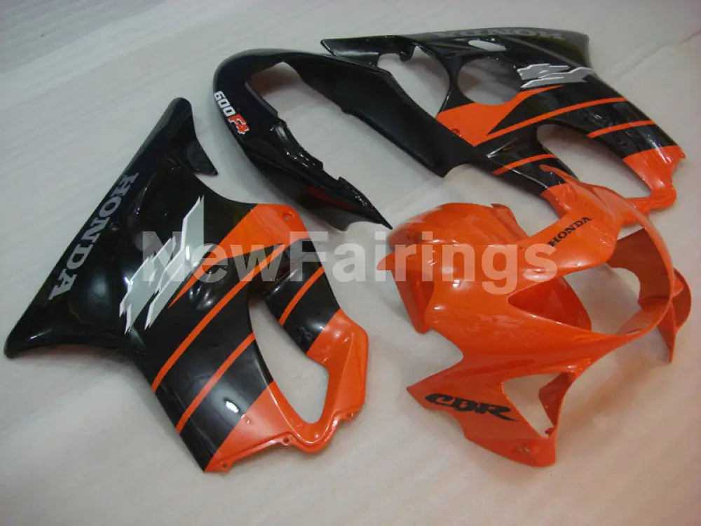 Orange and Black Factory Style - CBR600 F4 99-00 Fairing Kit