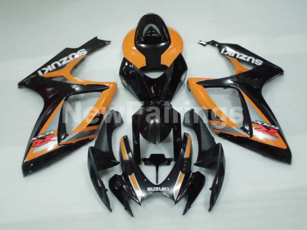 Orange and Black Factory Style - GSX-R600 06-07 Fairing Kit