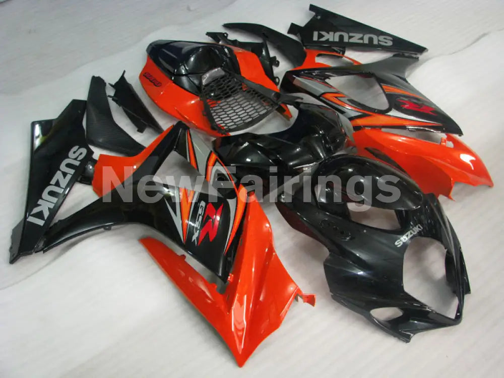 Orange and Black Silver Factory Style - GSX - R1000 07 - 08