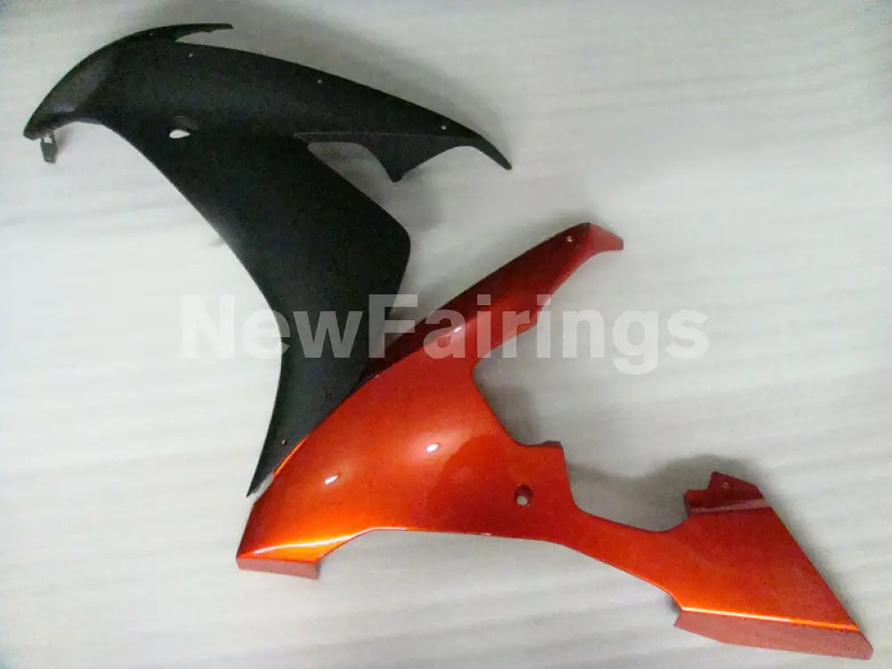 Orange and Black No decals - YZF-R1 04-06 Fairing Kit