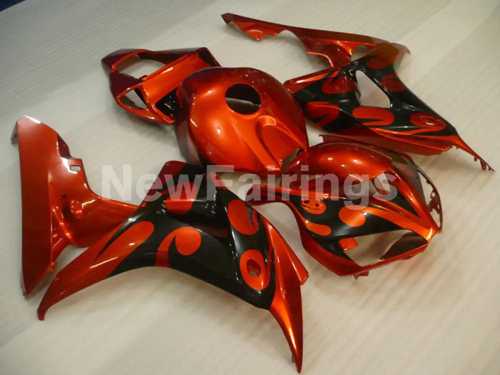 Orange Black Factory Style - CBR1000RR 06-07 Fairing Kit -